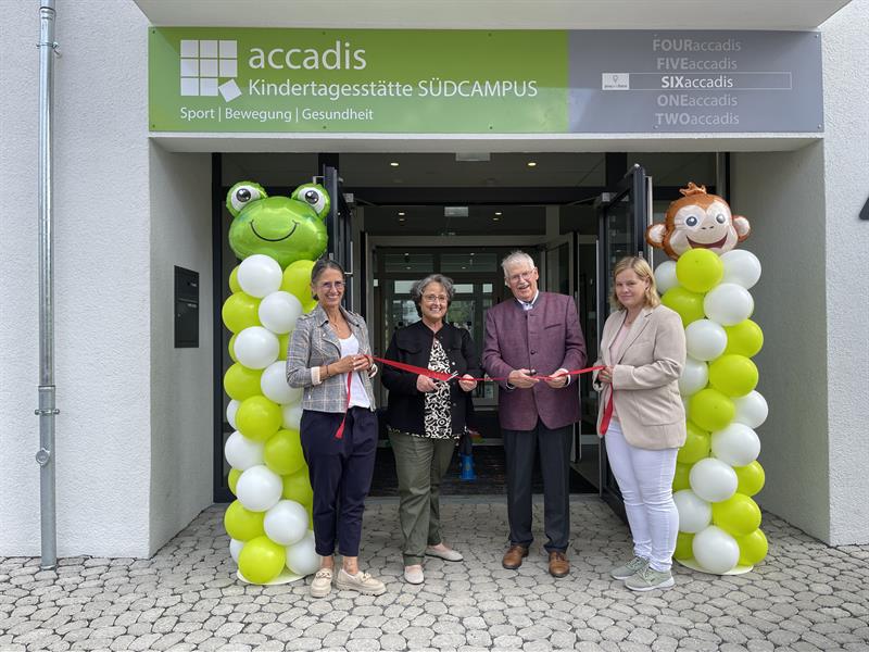 Eröffnung der accadis Kindertagesstätte SÜDCAMPUS - Sport, Bewegung, Gesundheit