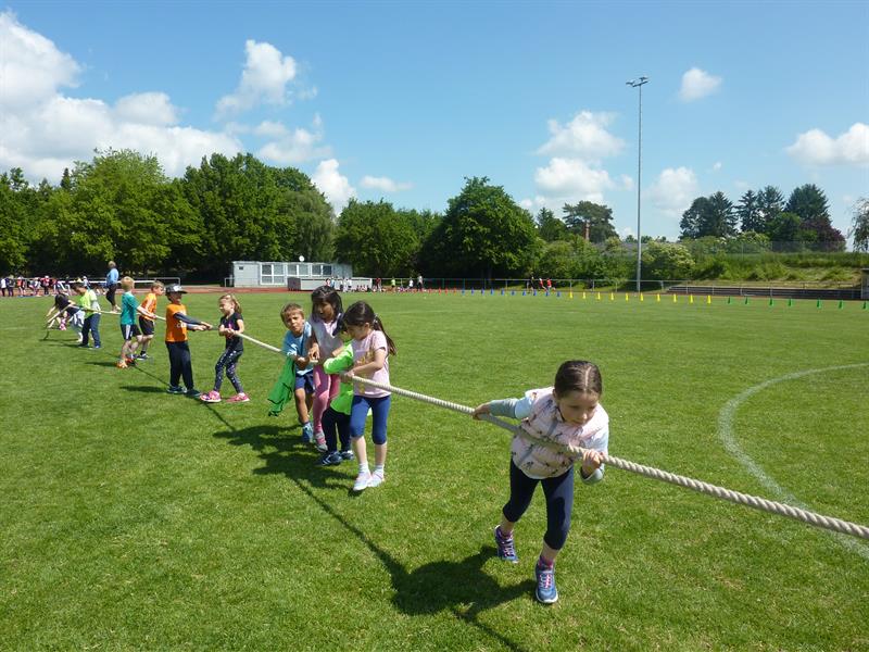 Spaß beim Sports Day